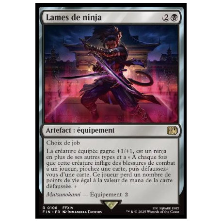 (Foil) Noire - Lames de ninja (R) [FIN]