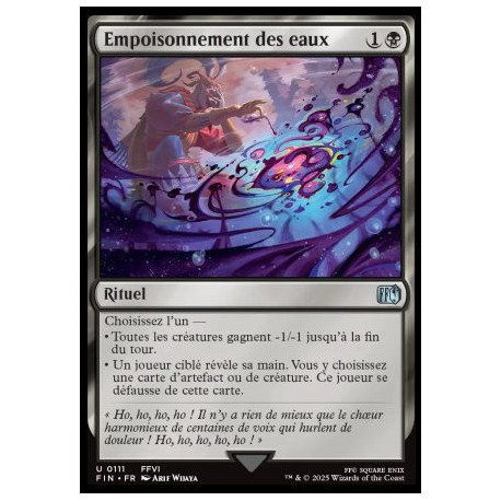 (Foil) Noire - Empoisonnement des eaux (U) [FIN]