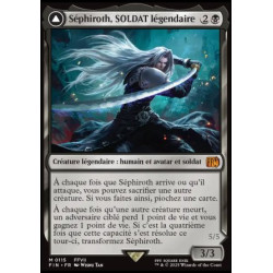(Foil) Noire - Sephiroth, SOLDAT légendaire // Séphiroth, ange à une aile (V1) (M) [FIN]