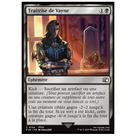 (Foil) Noire - Traîtrise de Vayne (C) [FIN]