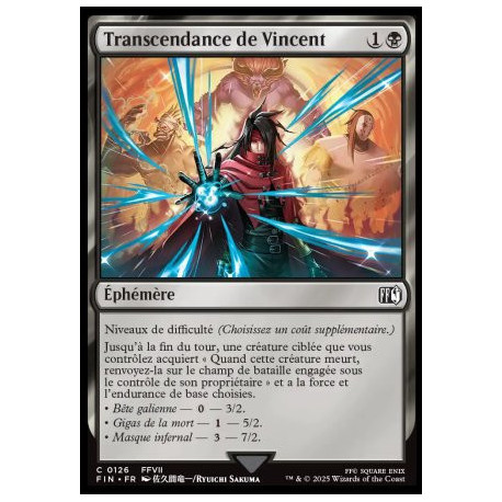 (Foil) Noire - Transcendance de Vincent (C) [FIN]