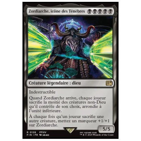 (Foil) Noire - Zordiarche, icône des Ténèbres (V1) (R) [FIN]