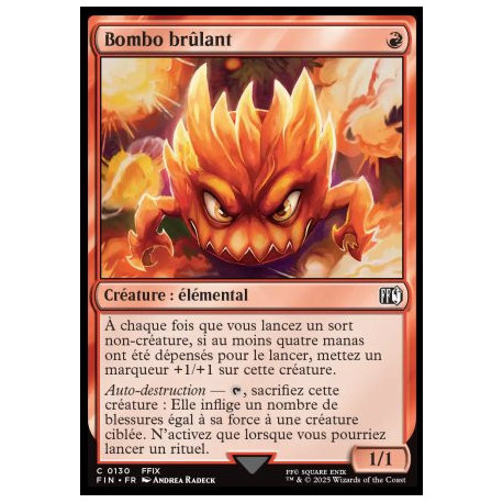 (Foil) Rouge - Bombo brûlant (C) [FIN]