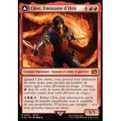 (Foil) Rouge - Clive, Émissaire d'Ifrit // Ifrit, Primordial du feu (V1) (M) [FIN]
