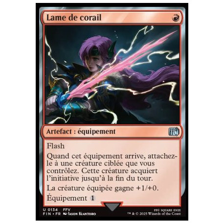 (Foil) Rouge - Lame de corail (U) [FIN]