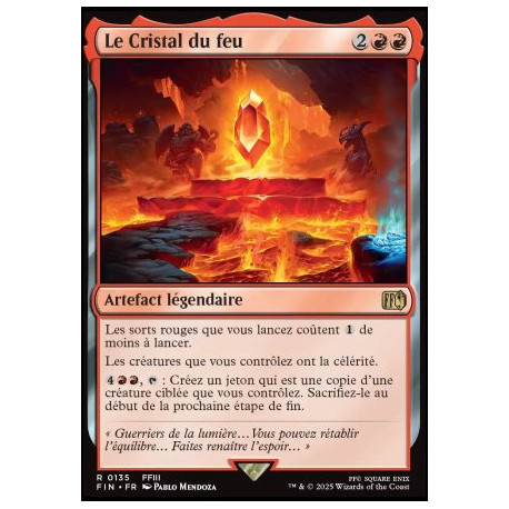 (Foil) Rouge - Le Cristal du feu (V1) (R) [FIN]