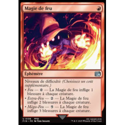 (Foil) Rouge - Magie de feu (U) [FIN]
