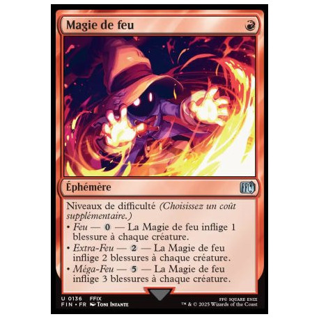 (Foil) Rouge - Magie de feu (U) [FIN]
