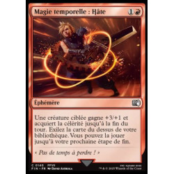 (Foil) Rouge - Magie temporelle : Hâte (C) [FIN]