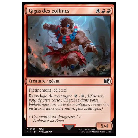 (Foil) Rouge - Gigas des collines (C) [FIN]