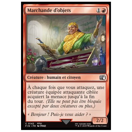 (Foil) Rouge - Marchande d'objets (C) [FIN]