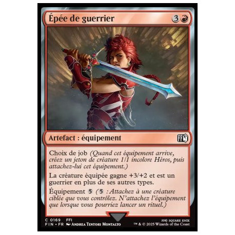 (Foil) Rouge - Épée du guerrier (C) [FIN]