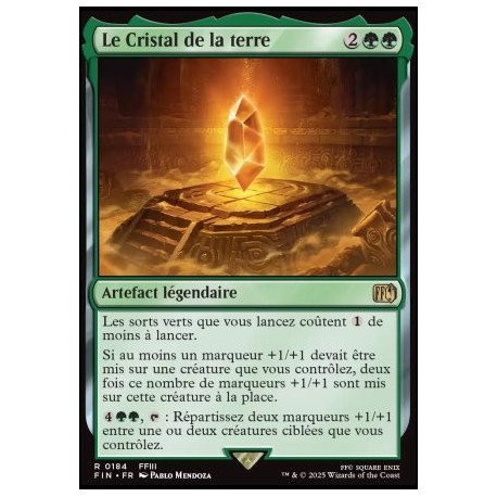 (Foil) Verte - Le Cristal de la terre (V1) (R) [FIN]
