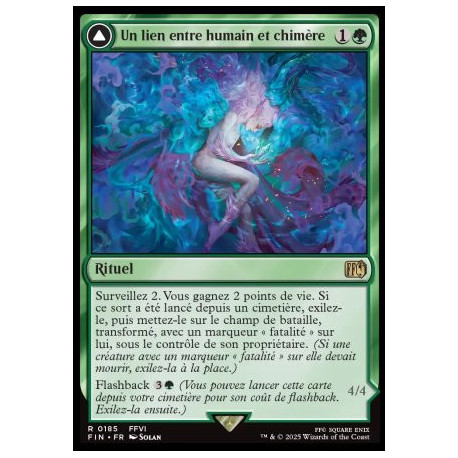 (Foil) Verte - Un lien entre humain et chimère // Invocation : Marthym (V1) (R) [FIN]
