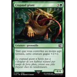 (Foil) Verte - Crapaud géant (C) [FIN]