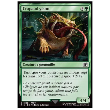 (Foil) Verte - Crapaud géant (C) [FIN]