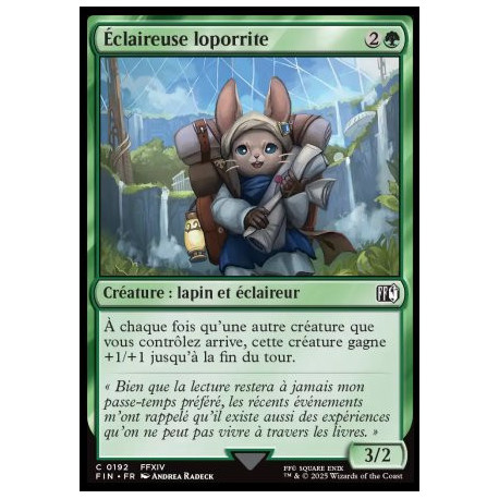 (Foil) Verte - Éclaireuse loporrite (C) [FIN]