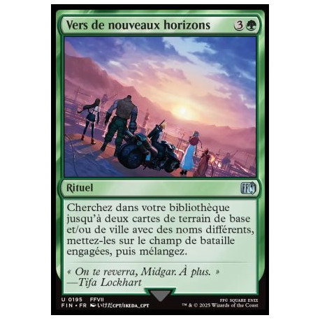 (Foil) Verte - Vers de nouveaux horizons (U) [FIN]
