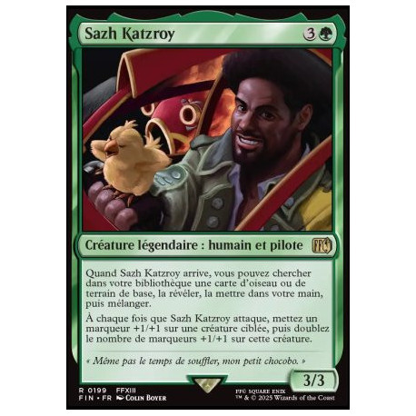 (Foil) Verte - Sazh Katzroy (R) [FIN]