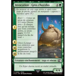 (Foil) Verte - Invocation : Gros chocobo (V1) (C) [FIN]