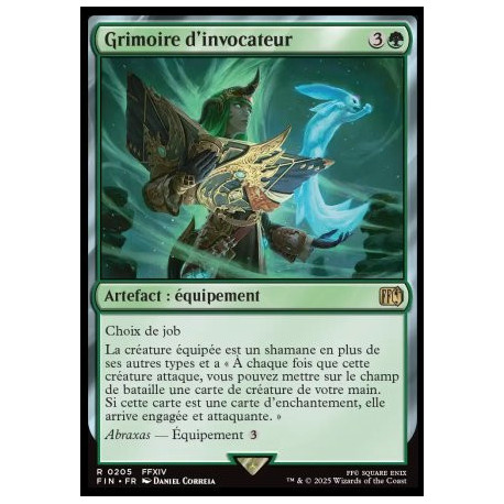 (Foil) Verte - Grimoire d'invocateur (R) [FIN]