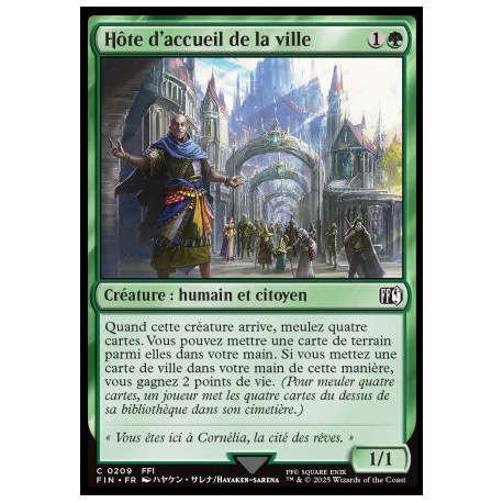 (Foil) Verte - Hôte d'accueil de la ville (C) [FIN]