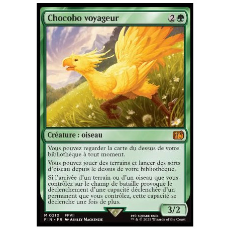 (Foil) Verte - Chocobo voyageur (V1) (M) [FIN]