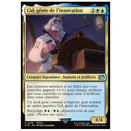 (Foil) Multicolore - Cid, génie de l'innovation (V1, FFXIV) (U) [FIN]