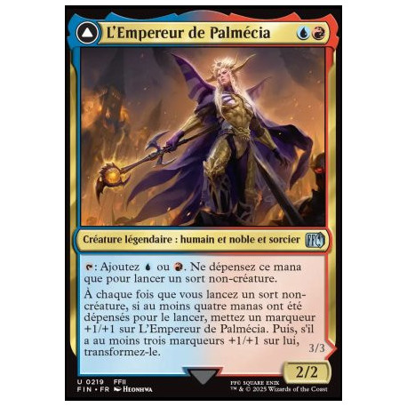 (Foil) Multicolore - L'Empereur de Palmécia // Seigneur des enfers (U) [FIN]