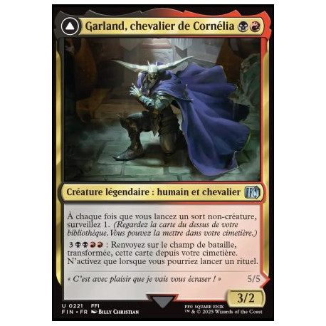 (Foil) Multicolore - Garland, chevalier de Cornélia // Chaos, l'Éternel (U) [FIN]