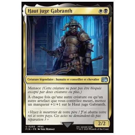 (Foil) Multicolore - Haut juge Gabranth (U) [FIN]