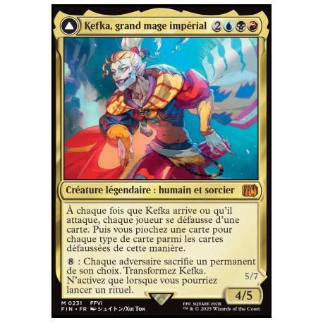 (Foil) Multicolore - Kefka, grand mage impérial // Kefka, despote de la destruction (V1) (M) [FIN]