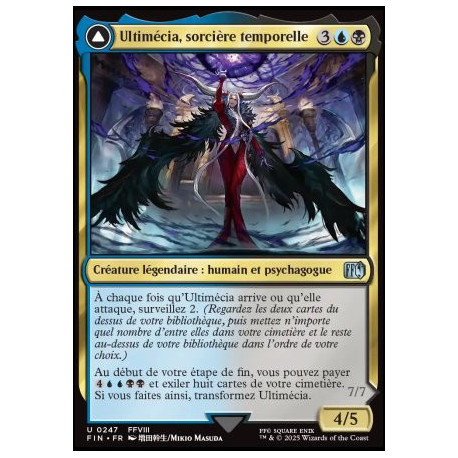 (Foil) Multicolore - Ultimécia, sorcière temporelle // Ultimécia, maîtresse de la compression temporelle (U) [FIN]