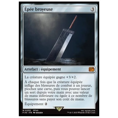 (Foil) Incolore - Épée broyeuse (V1) (M) [FIN]