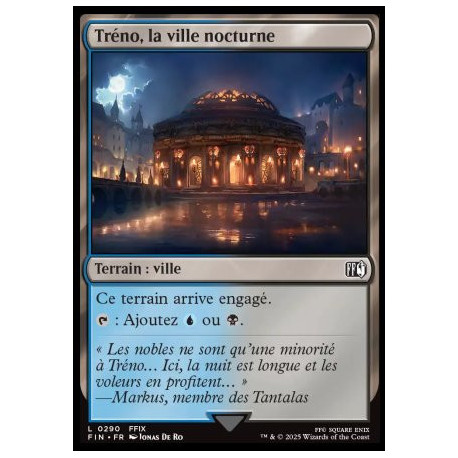 (Foil) Terrain - Tréno, la ville nocturne (C) [FIN]