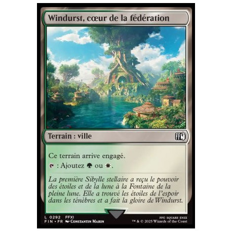 (Foil) Terrain - Windurst, cœur de la fédération (C) [FIN]