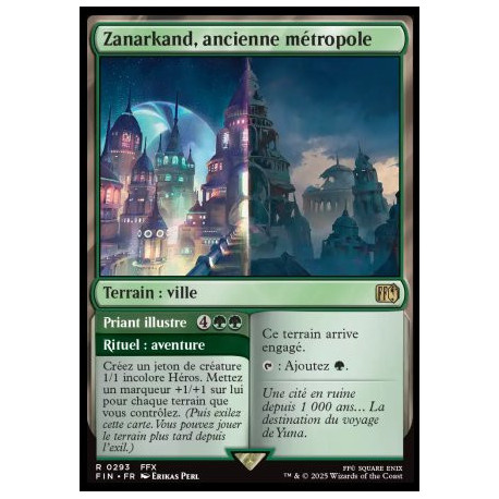 (Foil) Terrain - Zanarkand, ancienne métropole // Priant illustre (V1) (R) [FIN]
