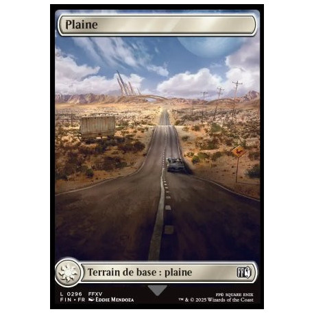 (Foil) Terrain - Plaine (V3, FFVX Final Fantasy Landmark) (L) [FIN]