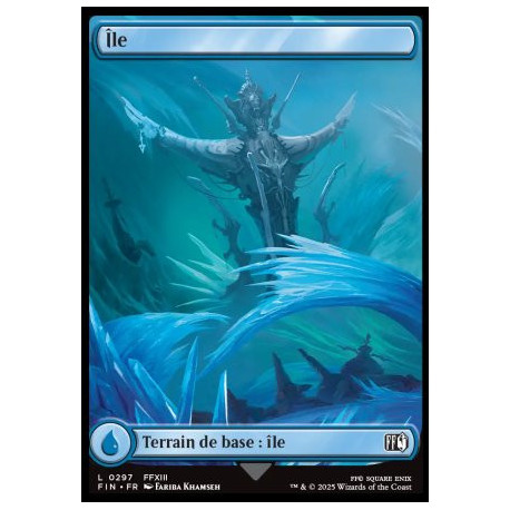 (Foil) Terrain - Île (V1, FFXIII Final Fantasy Landmark) (L) [FIN]