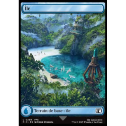 (Foil) Terrain - Île (V2, FFX Final Fantasy Landmark) (L) [FIN]