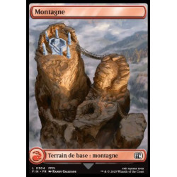 (Foil) Terrain - Montagne (V2, FFIV Final Fantasy Landmark) (L) [FIN]