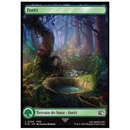 (Foil) Terrain - Forêt (V1, FFIX Final Fantasy Landmark) (L) [FIN]