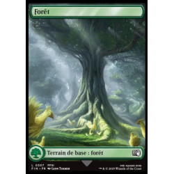 (Foil) Terrain - Forêt (V2, FFIII Final Fantasy Landmark) (L) [FIN]