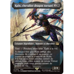 (Foil) Noire - Kaïn, chevalier dragon torturé (V2, Borderless FF Artist) (R) [FIN]