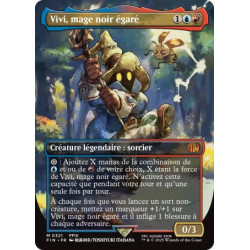 (Foil) Multicolore - Vivi, mage noir égaré (V2, Borderless FF Artist) (M) [FIN]