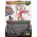 (Foil) Multicolore - Terra, guerrière magitech // Terra, héritiere du sang des chimères (V2, Borderless Woodblock) (M) [FIN]