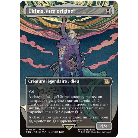 (Foil) Incolore - Ultima, être originel (V2, Borderless Woodblock) (R) [FIN]