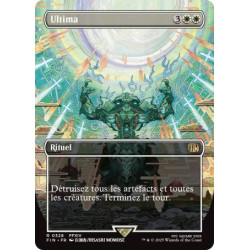 (Foil) Blanche - Ultima (V2, Borderless Woodblock) (R) [FIN]