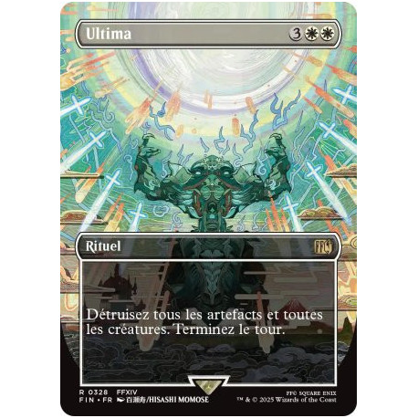 (Foil) Blanche - Ultima (V2, Borderless Woodblock) (R) [FIN]