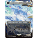 (Foil) Blanche - Venat, volonté de la planète // Hydaelyn, le Cristal-mère (V2, Borderless Woodblock) (R) [FIN]